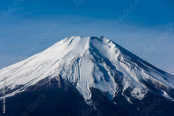 Obraz 雪の富士山山頂