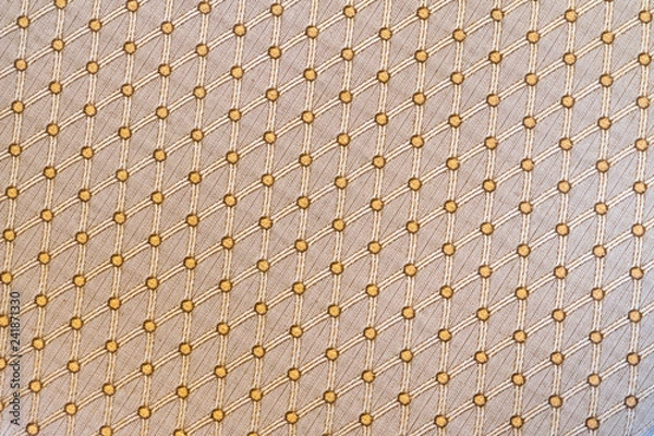 Fototapeta Photo of fabric with a diamond pattern. Place for your text.