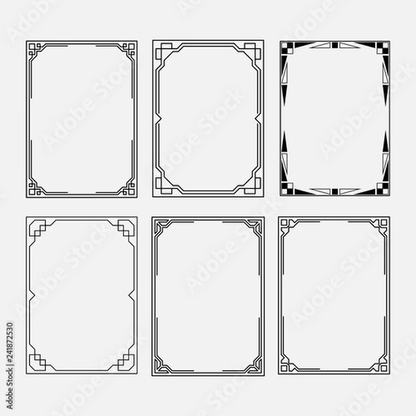 Fototapeta set frame image