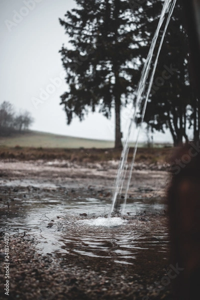 Fototapeta Wasserstrahl