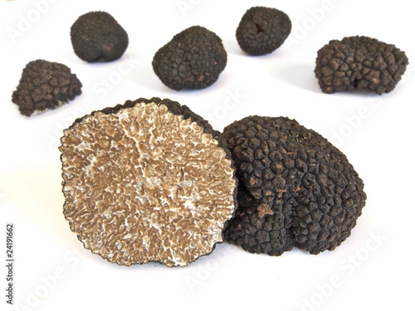 Obraz czarne trufle