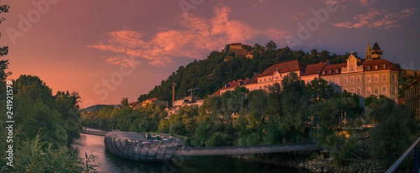 Obraz Murinsel / Graz / Steiermark