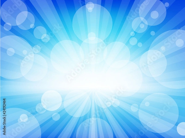 Obraz Abstract blue explosion