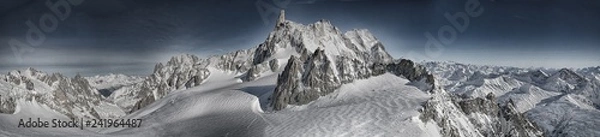 Obraz Panoramiczny masyw Mont Blanc