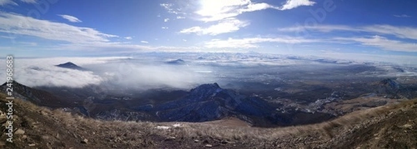 Obraz mountains and blue sky