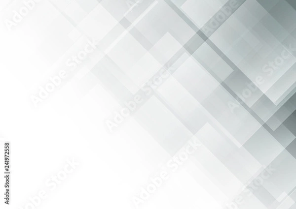 Obraz Abstract gray background with square shapes