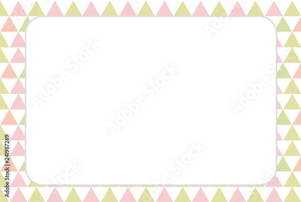 Fototapeta 春色ポリゴンの背景素材