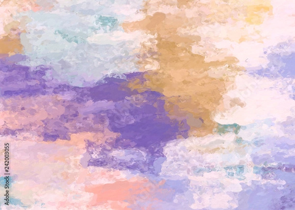 Fototapeta beautiful color matching paint like illustration abstract background