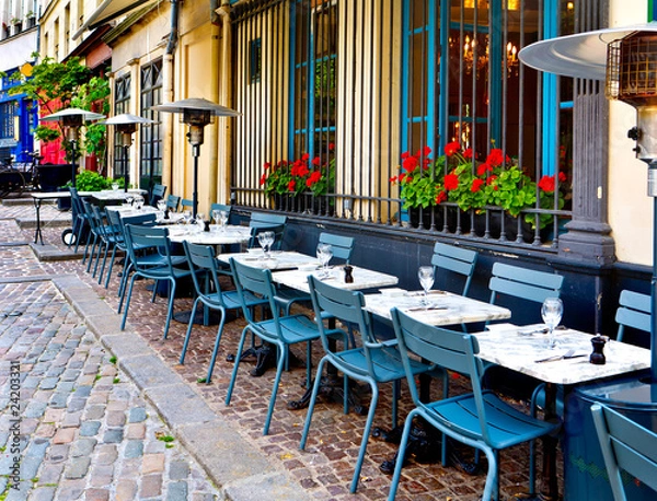 Obraz Francuska restauracja