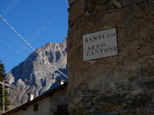 Obraz Sambuco _ Cuneo (Italy)