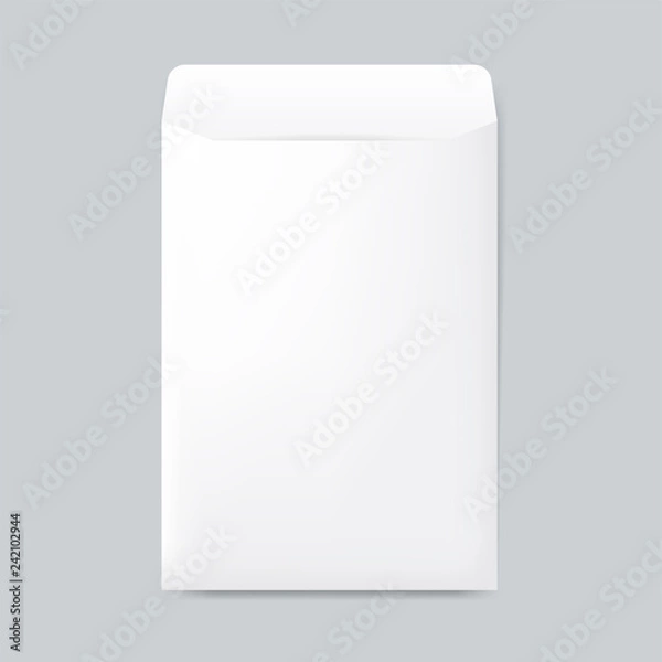 Fototapeta Paper envelope design mockup vector
