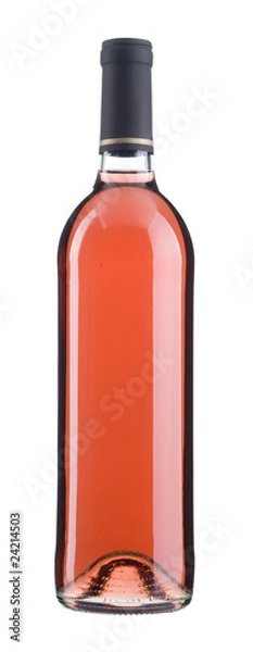 Obraz weinflasche rosé 2