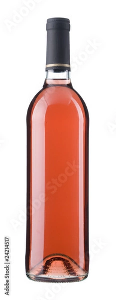 Obraz weinflasche rose 1