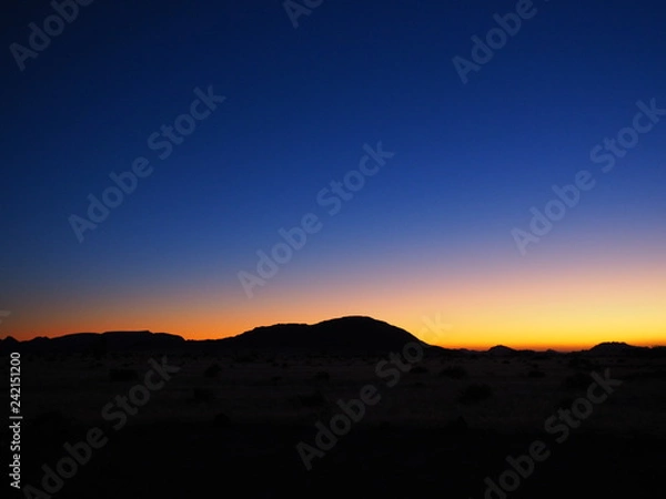 Obraz sunset namib desert