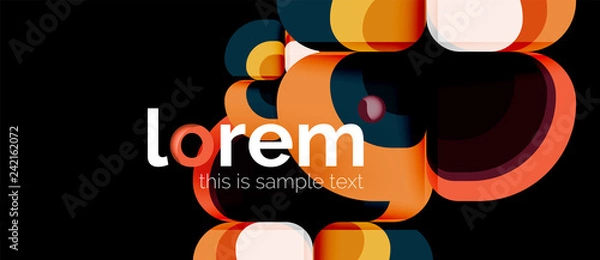 Fototapeta Geometric modern abstract background