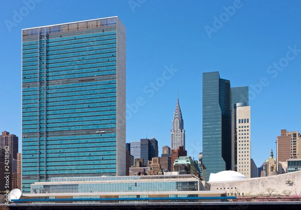 Obraz NYC, United Nations Building