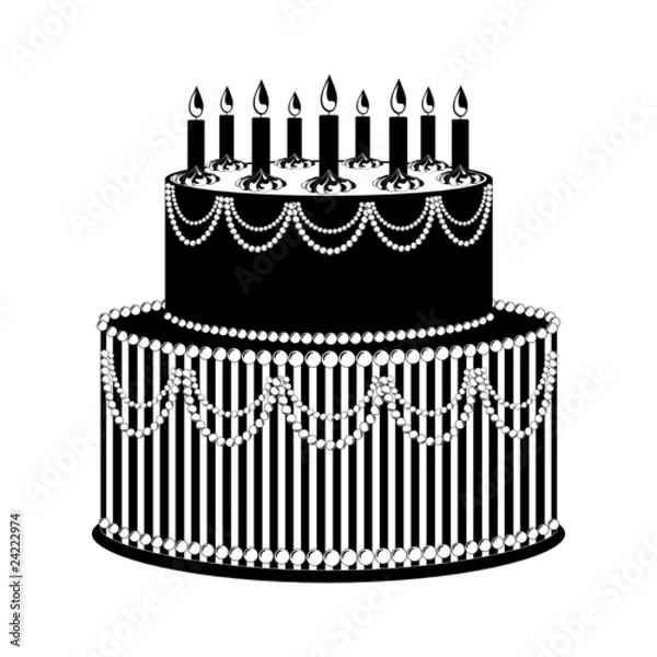 Obraz Geburtstagstorte