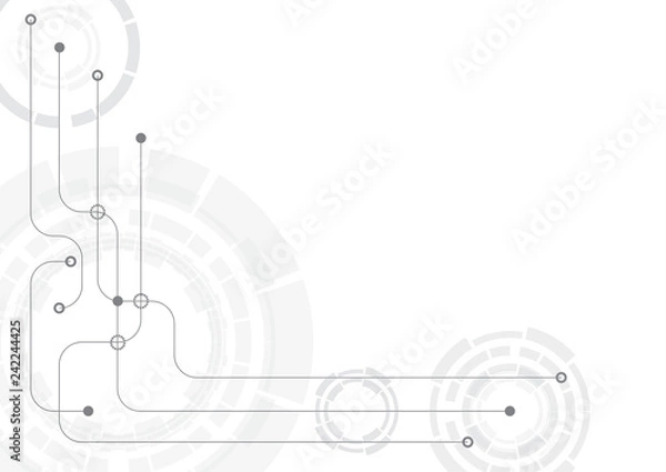 Fototapeta Abstract Digital background.Business growth transformation to digital and Successful financial technology.