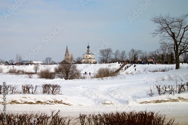 Obraz Winter forest snow 