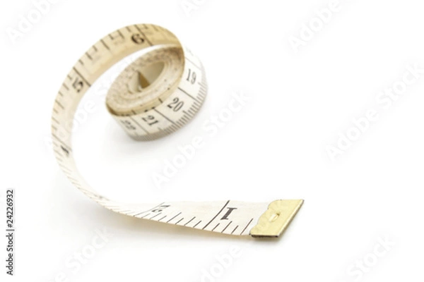 Obraz Measuring tape isolated on white background