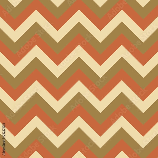 Fototapeta Abstract geometric zigzag pattern background