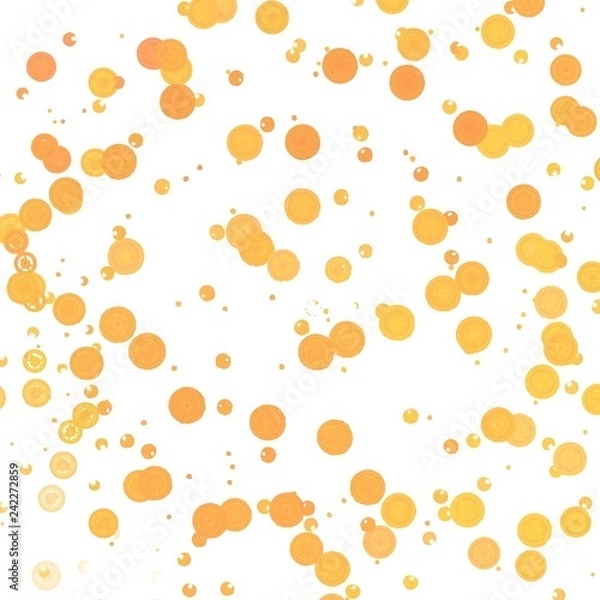 Fototapeta Polka dots colorful abstract background, copy space. -image