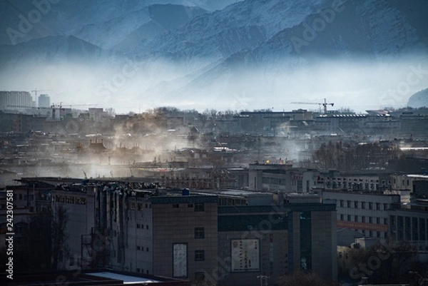 Obraz City in Tibet