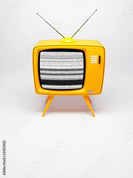 Fototapeta Old fashioned TV set