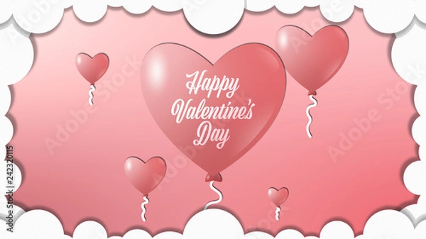 Obraz Vallentine's Day Balloons