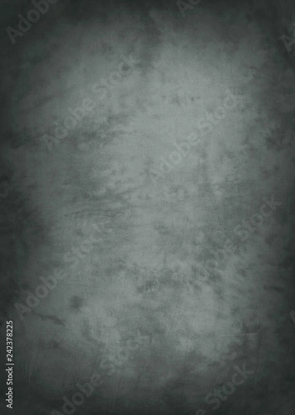 Fototapeta Painted canvas or muslin fabric cloth studio backdrop or background.