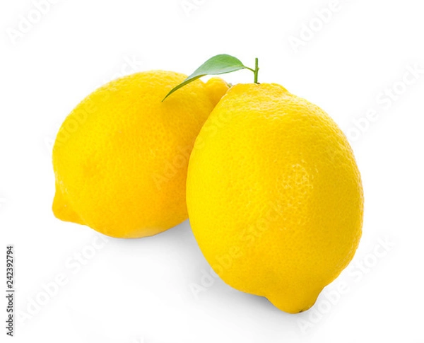 Obraz lemon isolated on white background