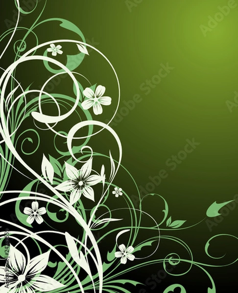 Obraz spring floral background