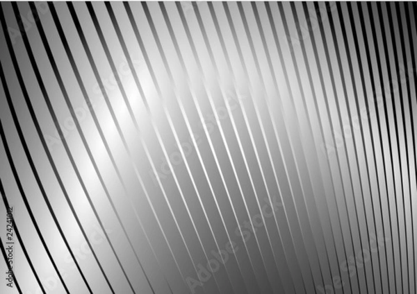 Fototapeta Mertal vector striped silver  surface illustration