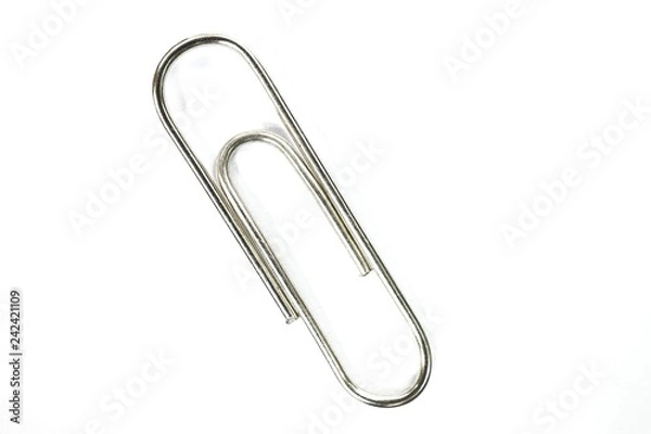 Obraz Paper clip close up 