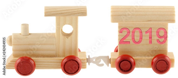 Obraz train de 2019, fond blanc