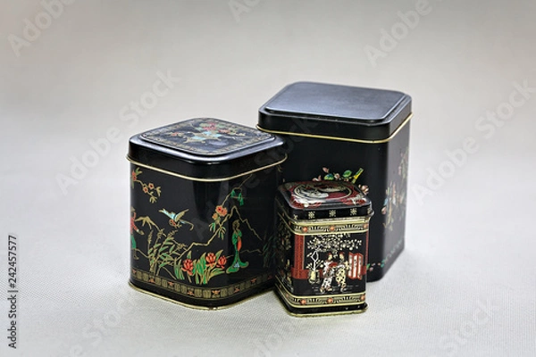 Obraz Pudełka na herbatę