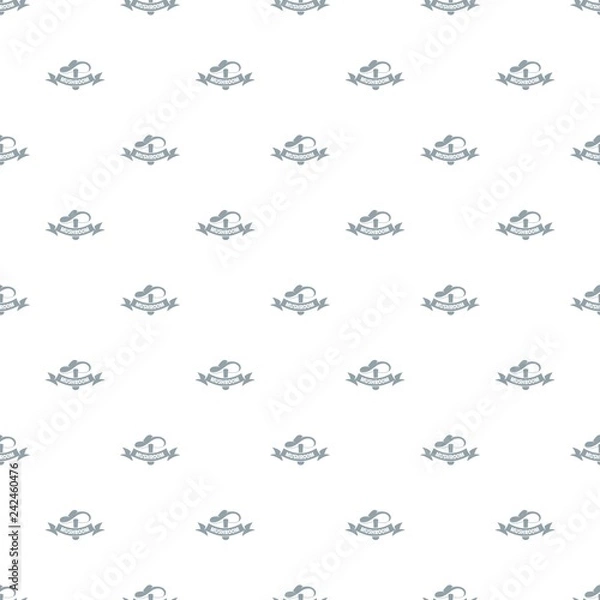 Fototapeta Mushroom product pattern vector seamless repeat for any web design