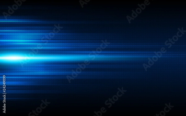 Fototapeta Blue Abstract Technology Background