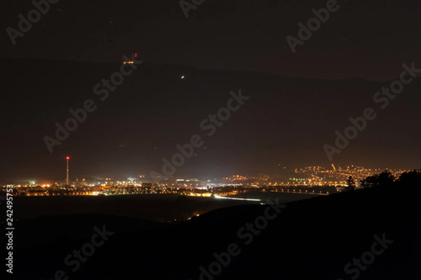Obraz city ​​at night