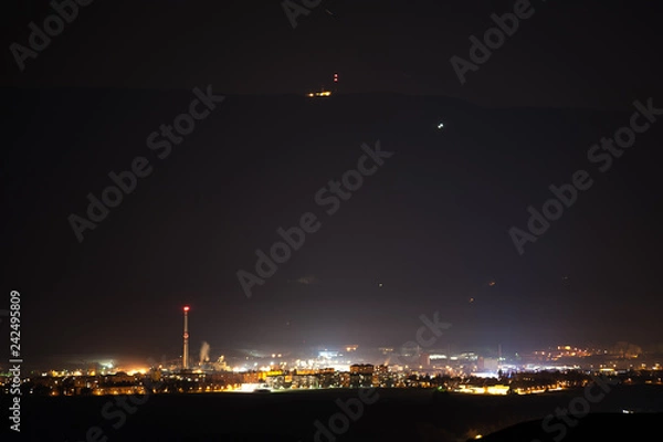 Fototapeta city ​​at night