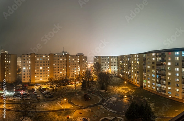 Obraz city ​​at night