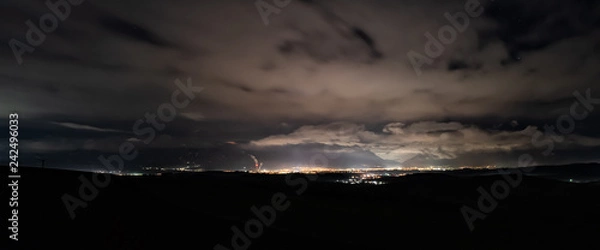 Obraz city ​​view at night