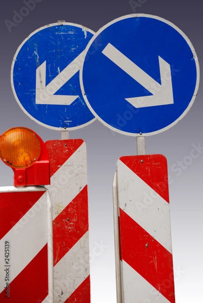 Obraz richtungspfeile freigestellt