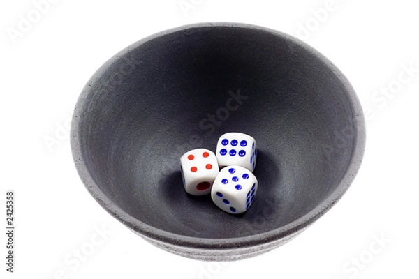 Fototapeta chinese dice game