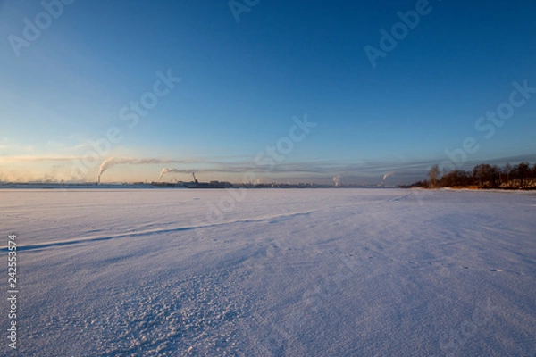 Fototapeta зимний пейзаж