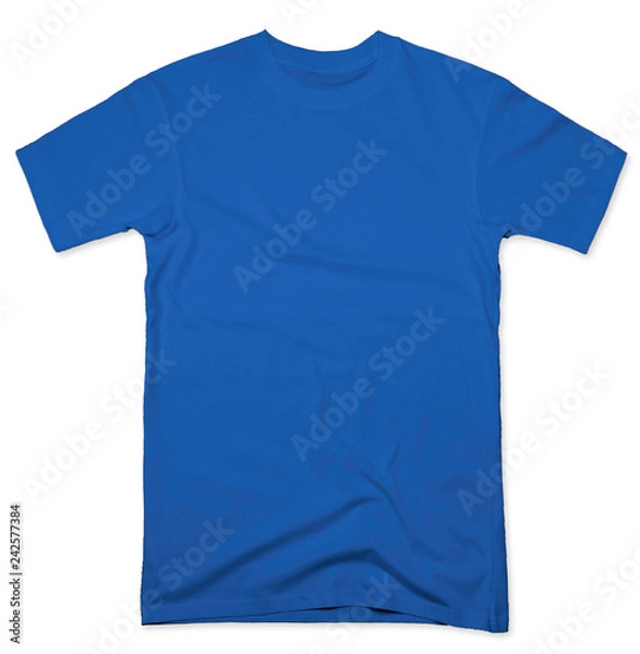 Obraz blue tee shirt mock up