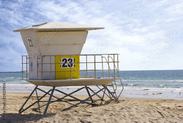 Obraz pacific beach lifeguards