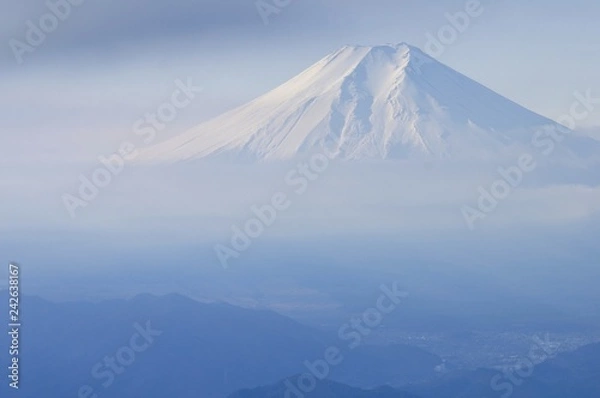 Fototapeta 三頭山から望む富士山