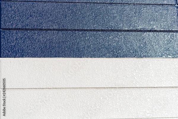 Obraz 青と白の塗装壁