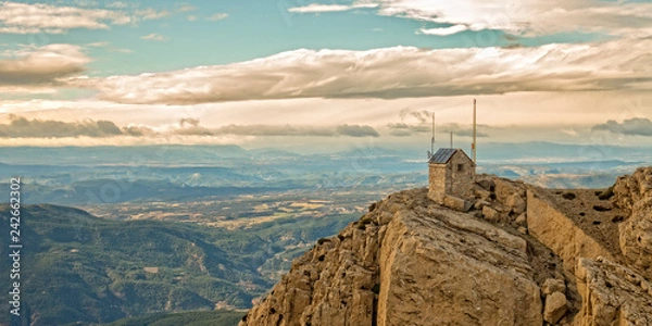 Fototapeta Views from the peak of the penagolosa in Castellon